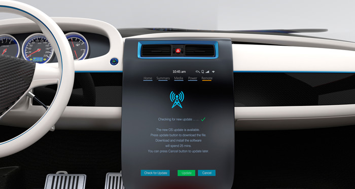 Cms for a car User Interface